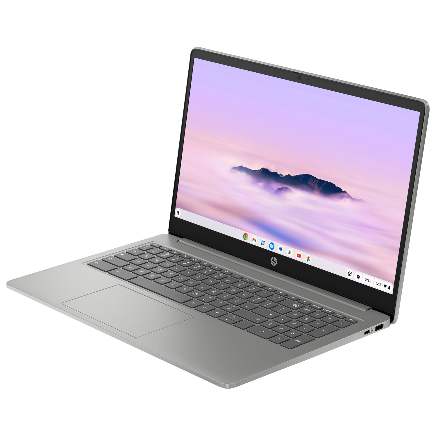 Portable de 15 po Chromebook Plus de HP - Argenté minéral