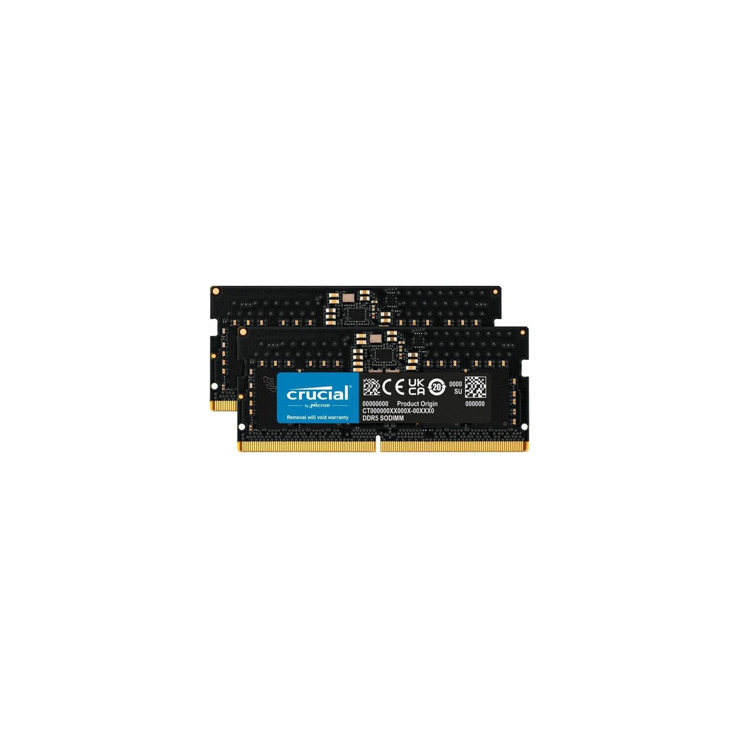 Crucial 16GB (2 x 8GB) DDR5 SDRAM Memory Kit (CT2K8G56C46S5)