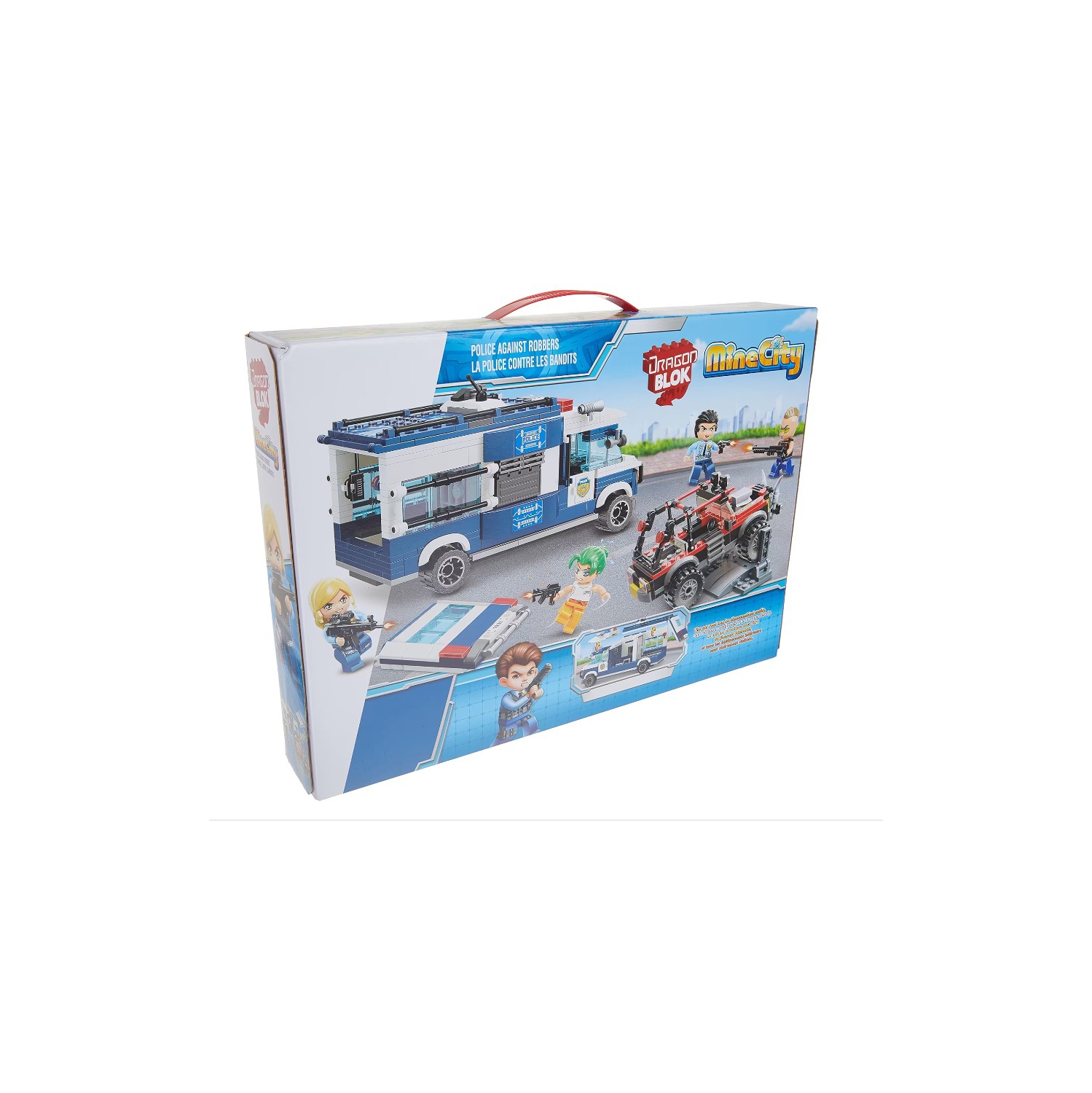 Jeu de construction de transport du prisonnier de police de mine City de Dragon BLOK®