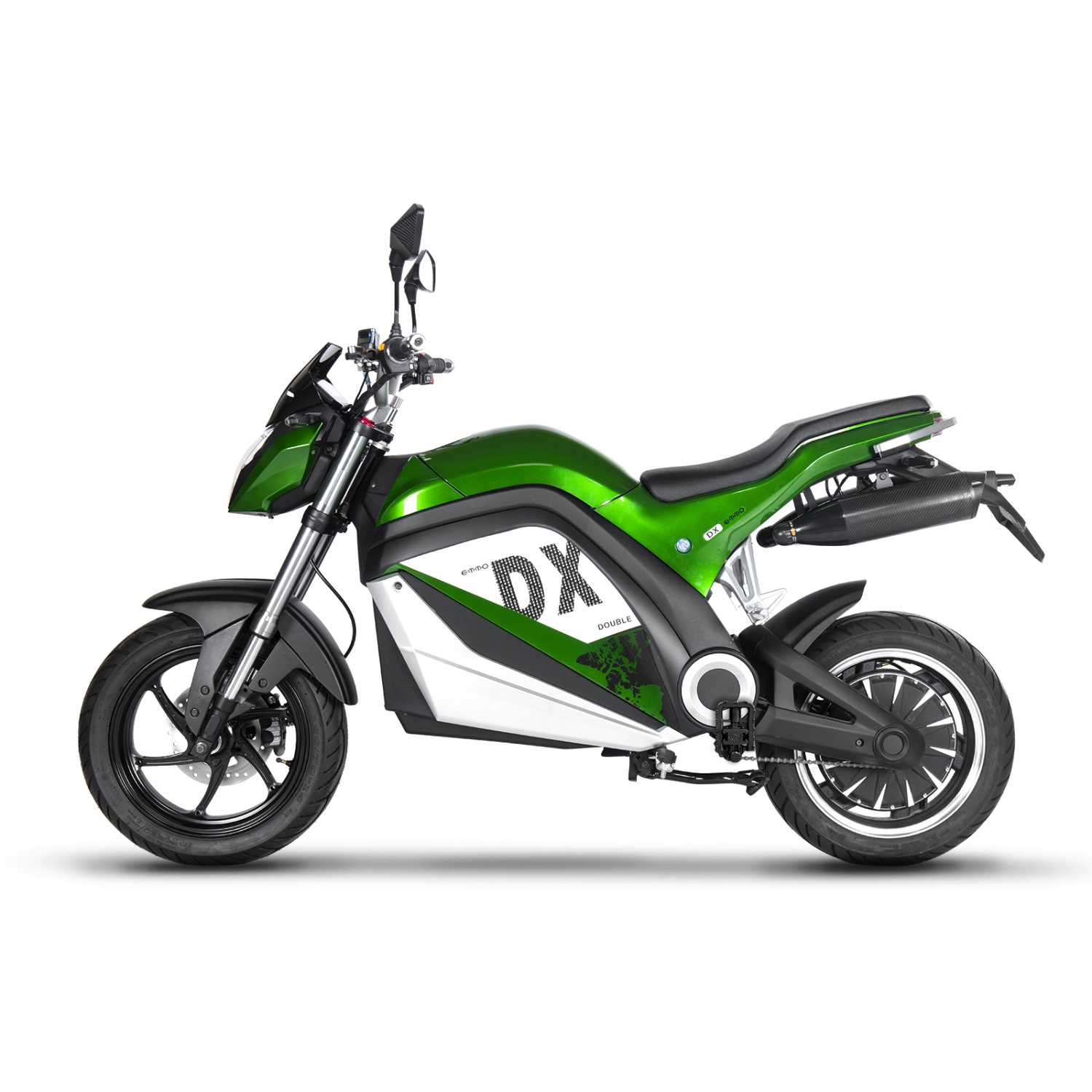 EMMO DX-72V/20Ah SLA- Electric motorcycle-500W Brushless QS Super Torque Motor-Hydraulic Disk Brake System-