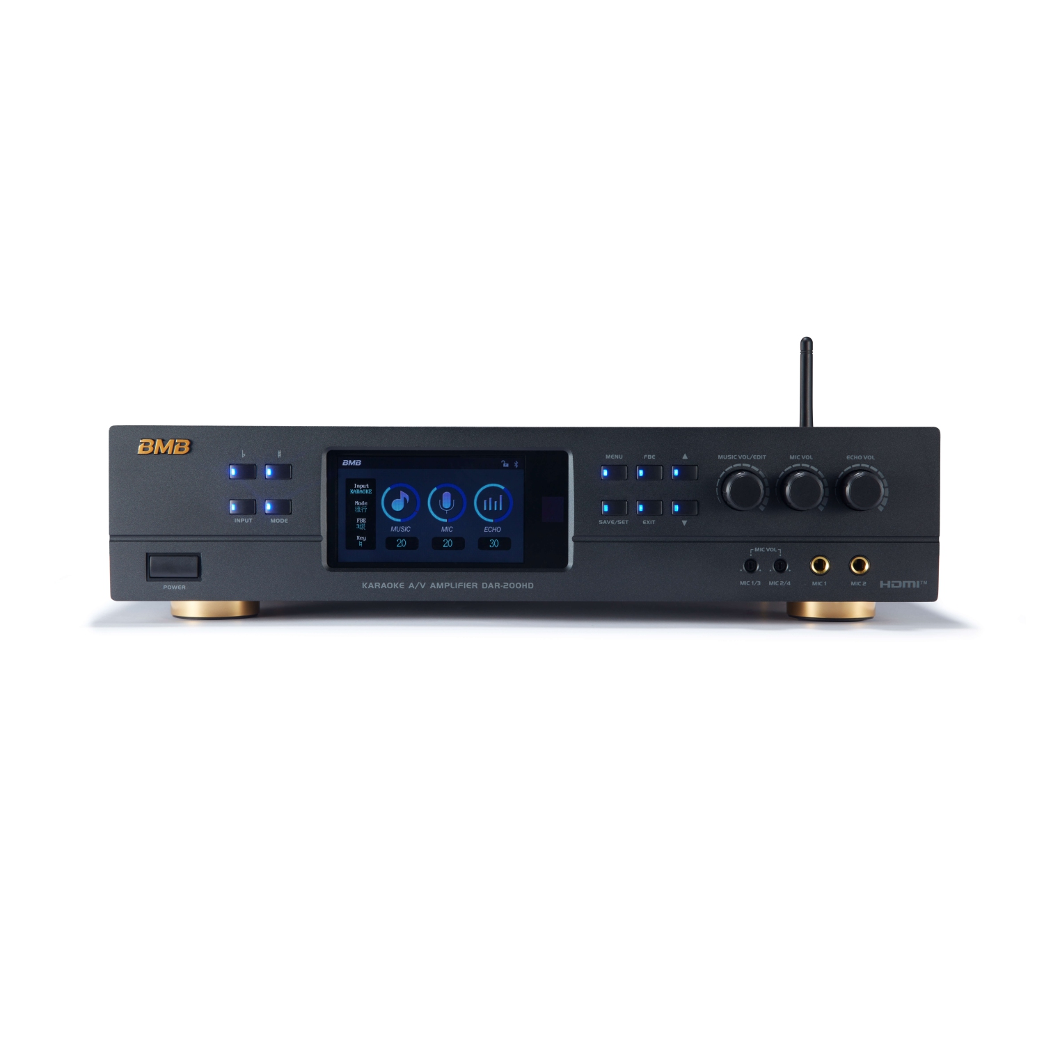 Newest BMB DAR-200HD DAR200HD 400W 4K HDMI ARC Optical Karaoke Amplifier