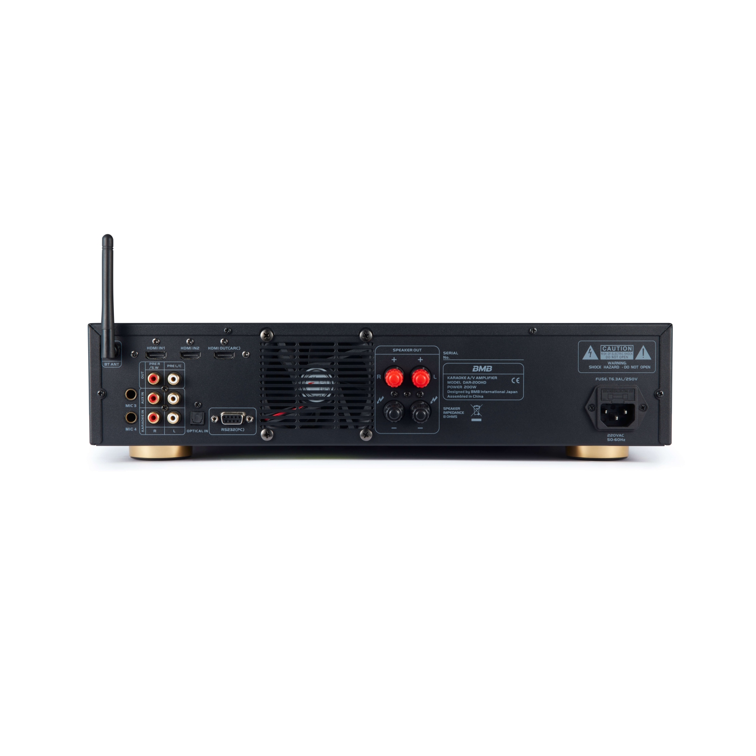 Newest BMB DAR-200HD DAR200HD 400W 4K HDMI ARC Optical Karaoke Amplifier