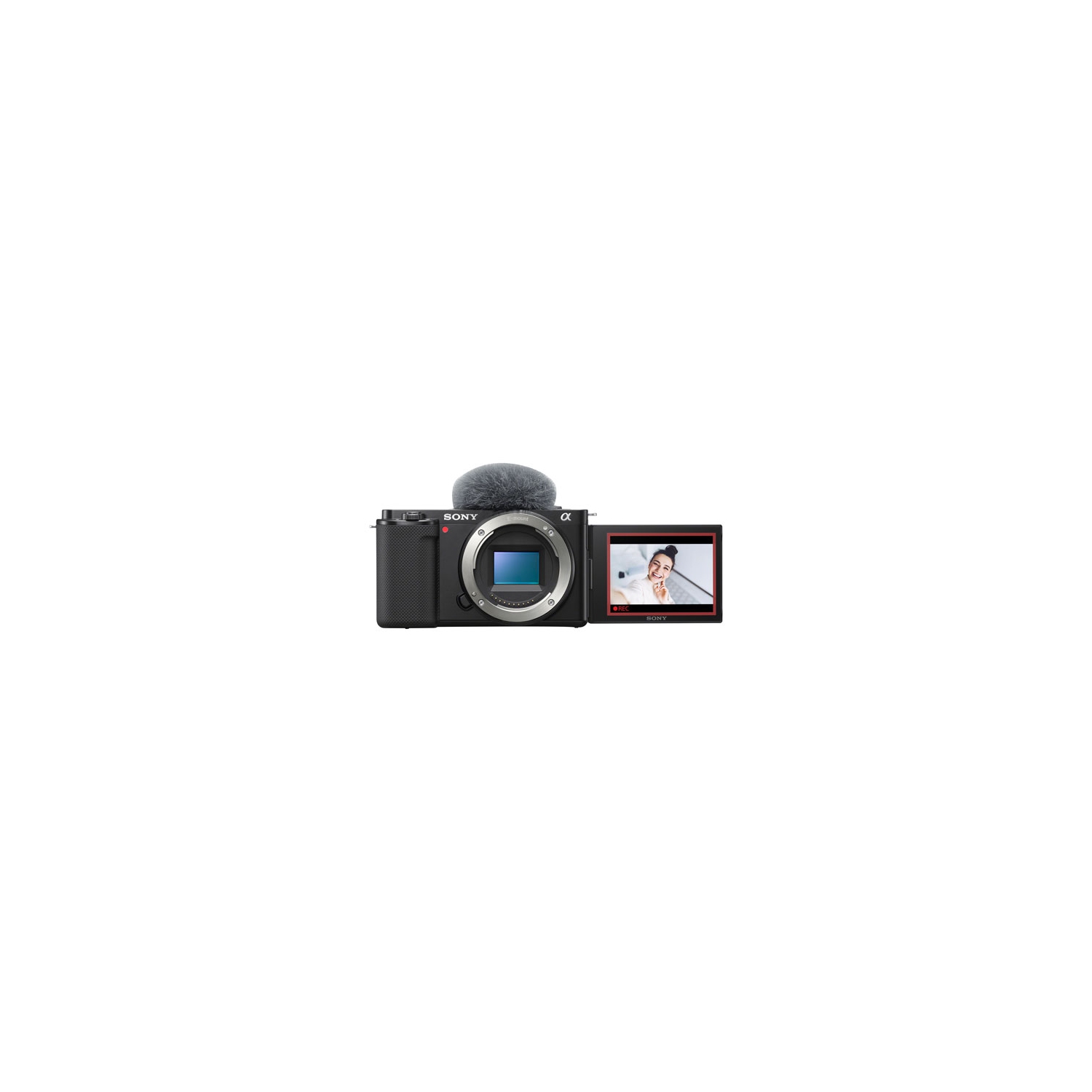 Refurbished (Excellent) - Sony Alpha ZV-E10 APS-C Interchangeable Lens Mirrorless Vlog Camera (Body Only) -Black