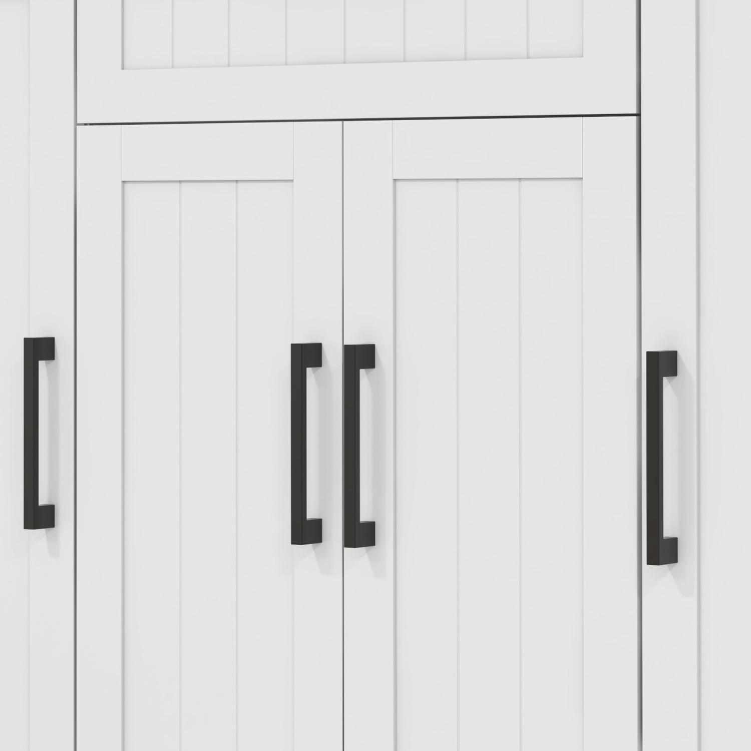 HOMCOM – îlot de cuisine avec rangement, chariot de cuisine roulant avec dessus en hévéa, tiroir, support à épices, porte-serviettes, armoire de