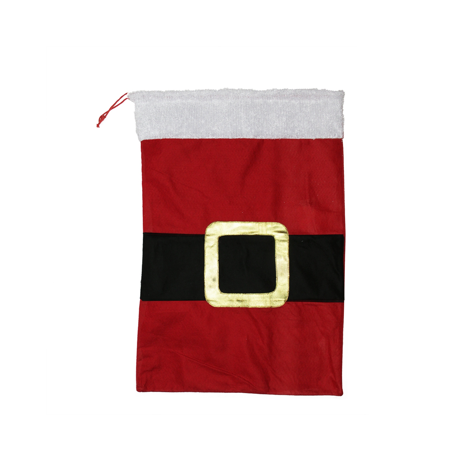 18" x 26" Santa Claus Belt Buckle Christmas Gift Bag Sack