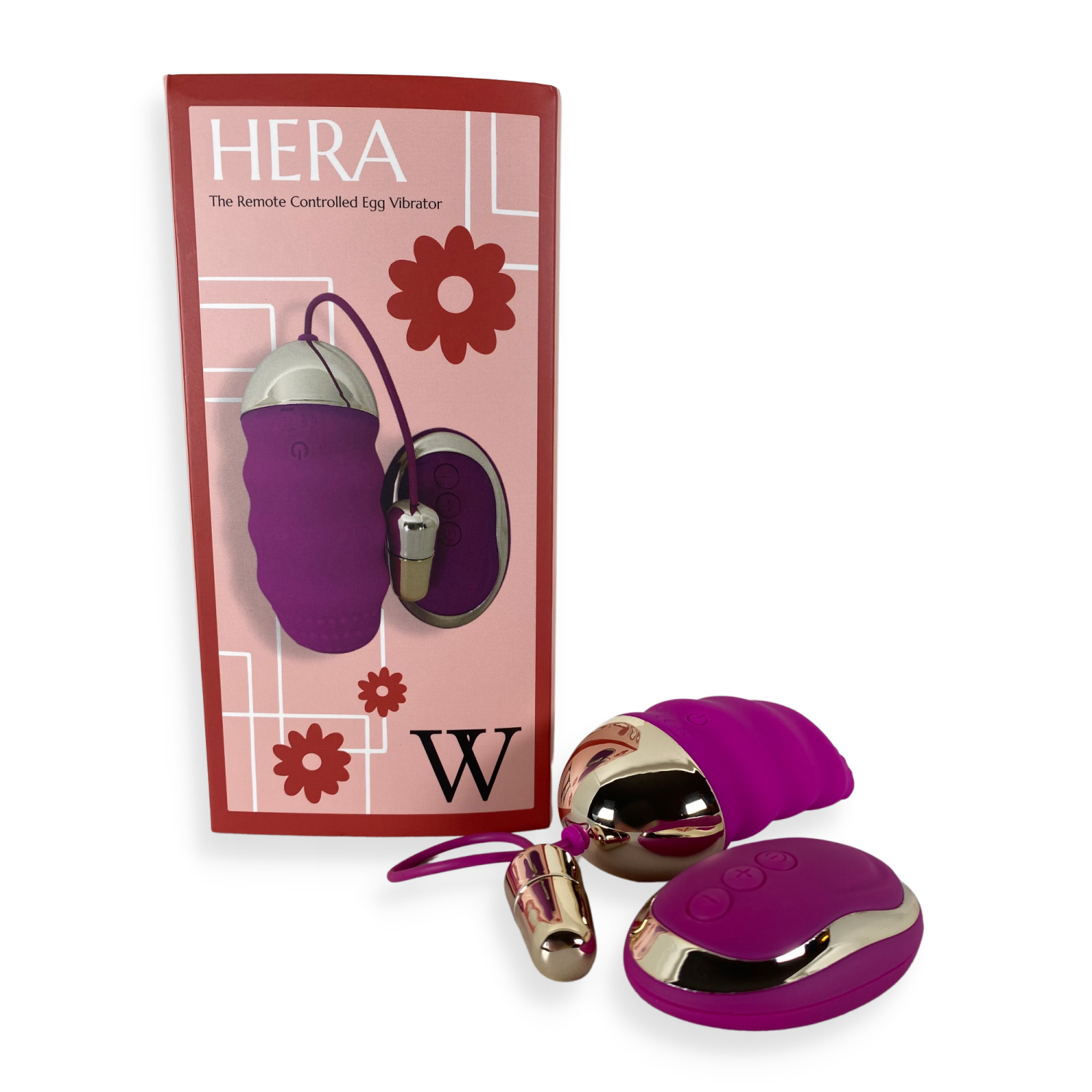 V pour Vibes Egg Vibes Remote Control Vibrator, jouet rose pour femme - Héra