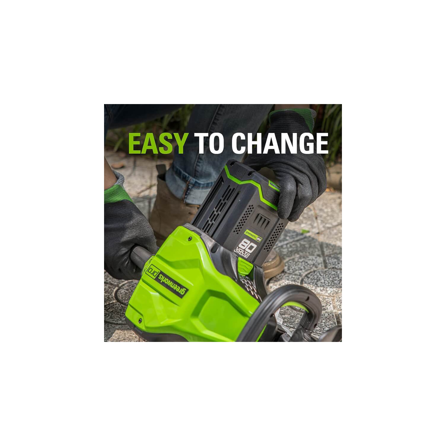 Batterie au lithium-ion 2,0&nbsp;Ah de Greenworks 80&nbsp;V - GBA80200 mAh