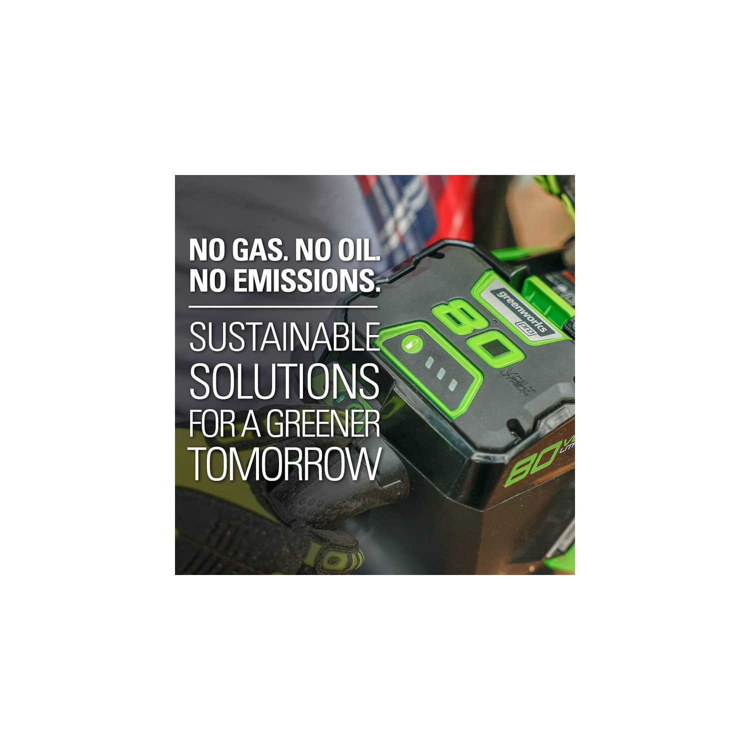 Batterie au lithium-ion 2,0&nbsp;Ah de Greenworks 80&nbsp;V - GBA80200 mAh