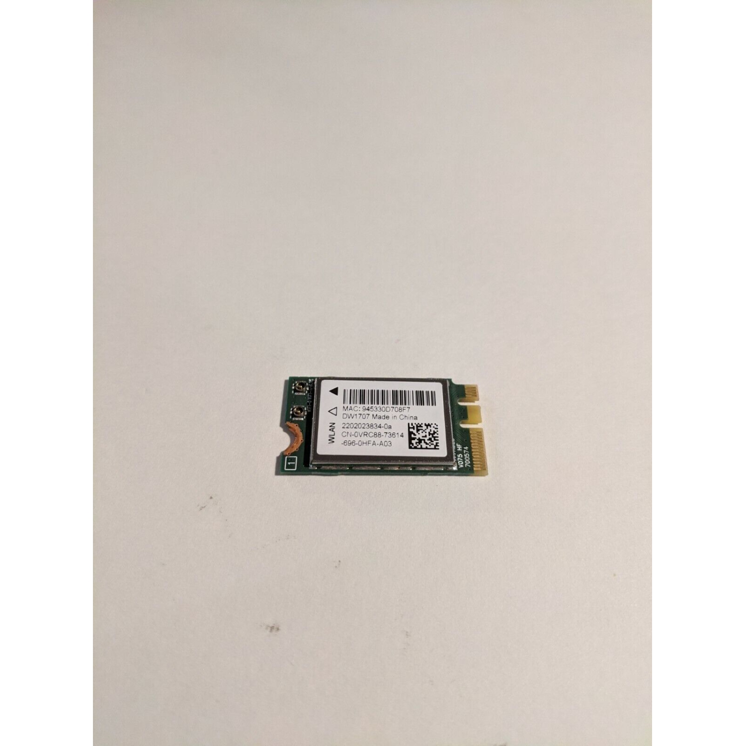 Refurbished(Good) Dell WiFi Card with Bluetooth 4.0 - 802.11b/g/n Wireless Network Card ( P/N : VRC88 )