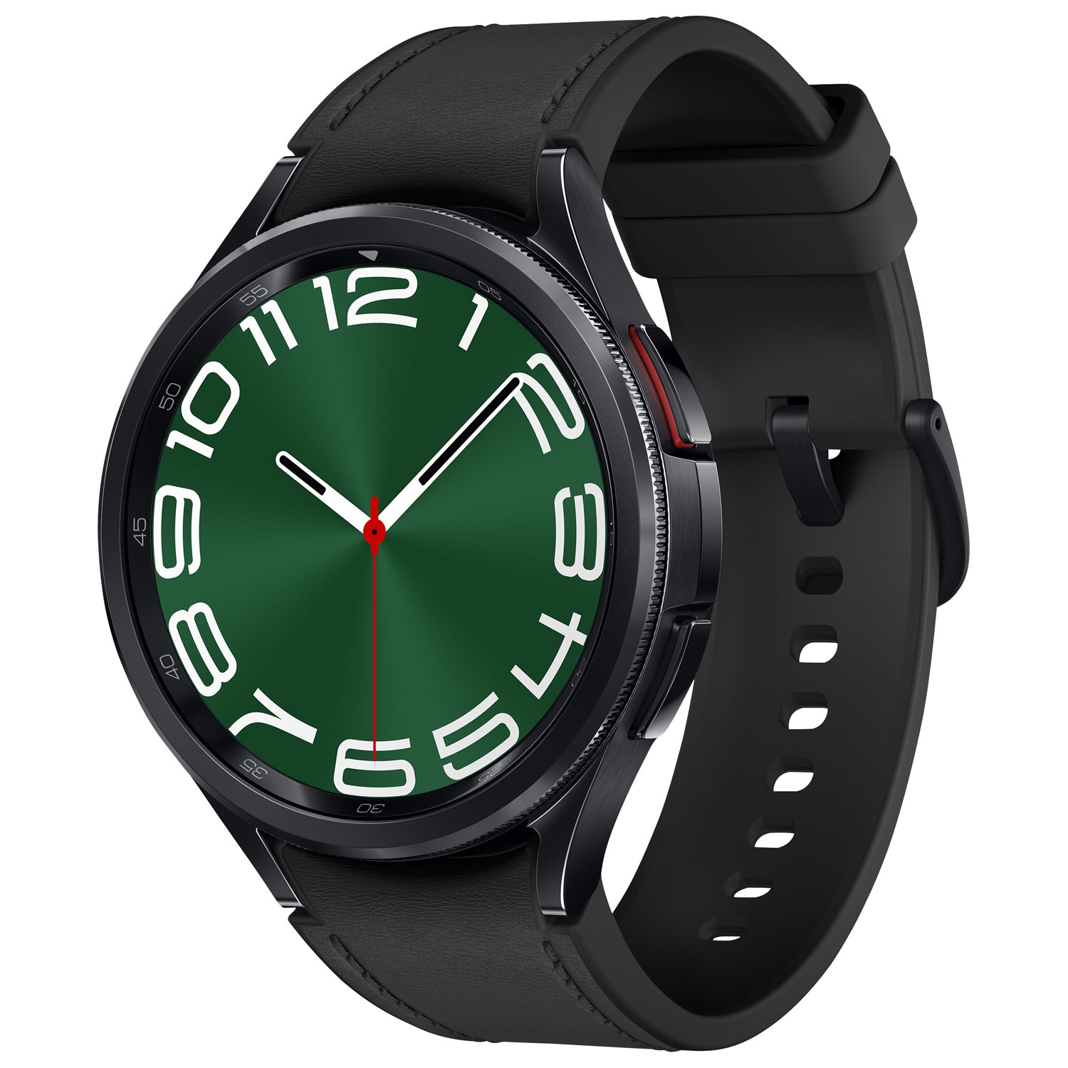 Remis à neuf - montre intelligente 47&nbsp;mm Galaxy Watch6 Classic (GPS) de Samsung avec moniteur de fréquence cardiaque - Noir