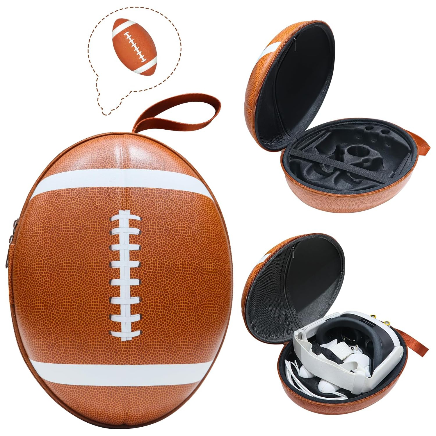 Hard Carrying Case Compatible with Meta Oculus Quest 3, Organizer Case for Gaming Headset and Touch Controllers Accessories, Suitable for Travel and