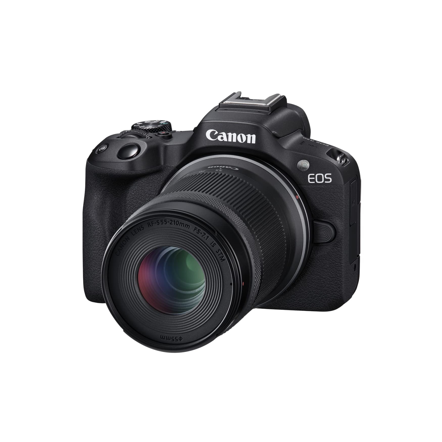 Canon EOS R50 Mirrorless Vlogging Camera (Black) w/RF-S18-45mm F4.5-6.3 is STM & RF-S55-210mm F5-7.1 is STM Lenses, 24.2 MP, 4K Video, Subject Detection & Tracking, Compact, Smartp