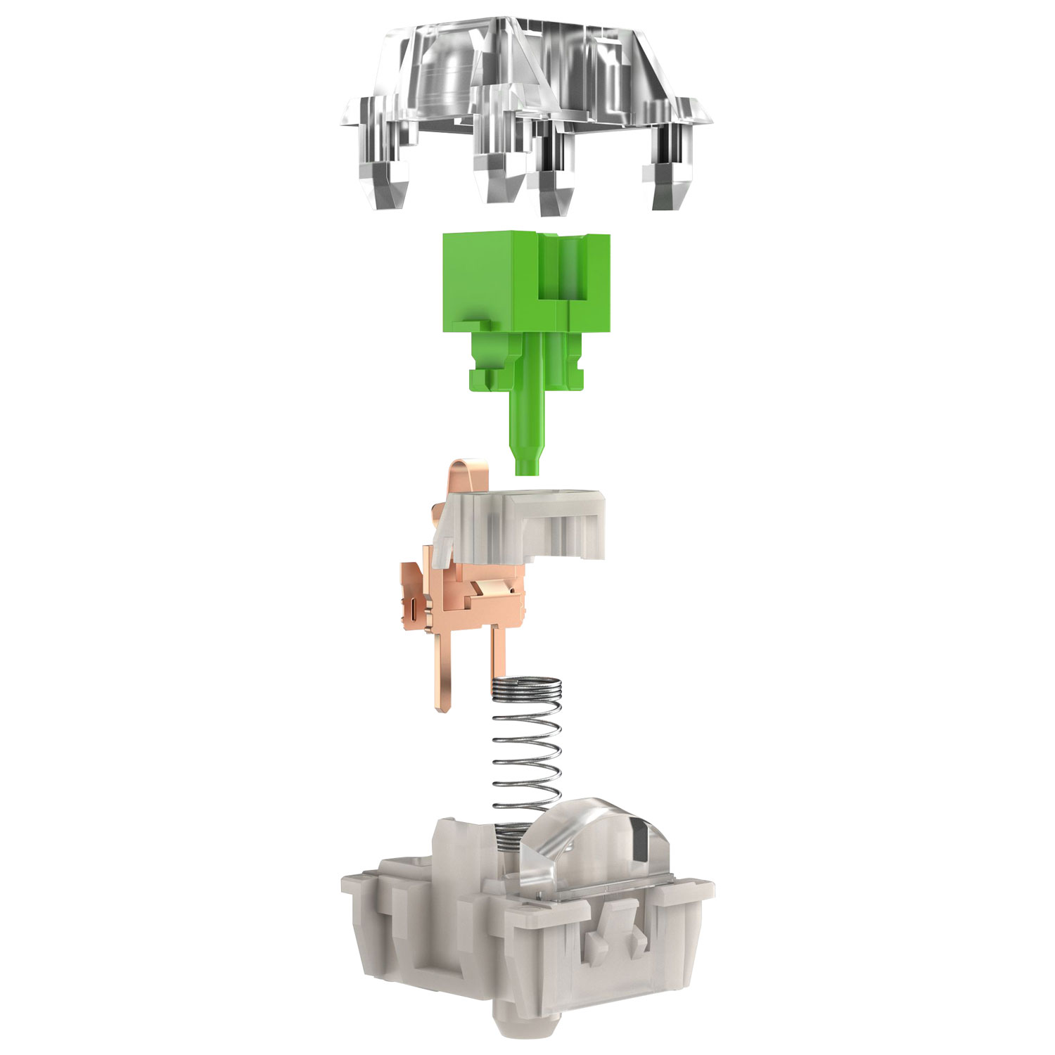 Commutateur mécanique vert à clic de 3e génération de Razer