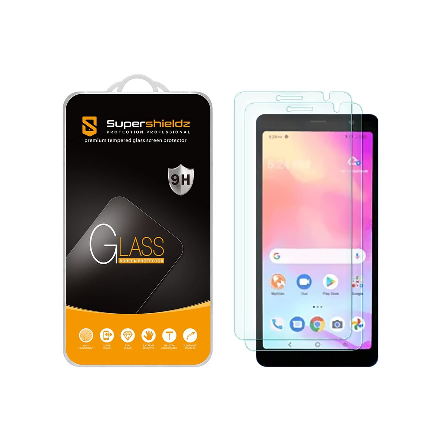 (2 Pack) Designed for TCL A3 Tempered Glass Screen Protector, Anti Scratch, Bubble Free