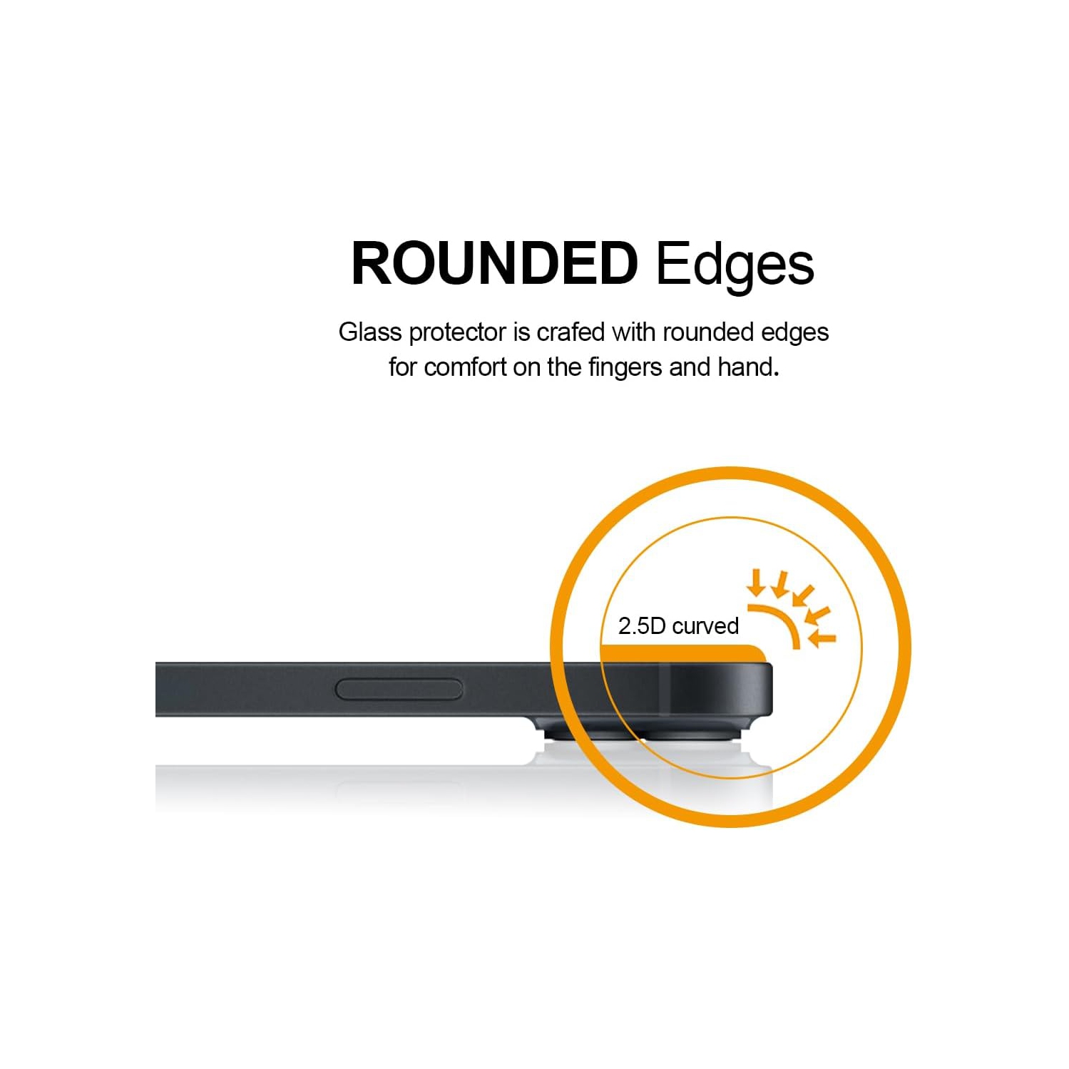 (3 Pack) Designed for iPhone 15 Tempered Glass Screen Protector, Anti Scratch, Bubble Free