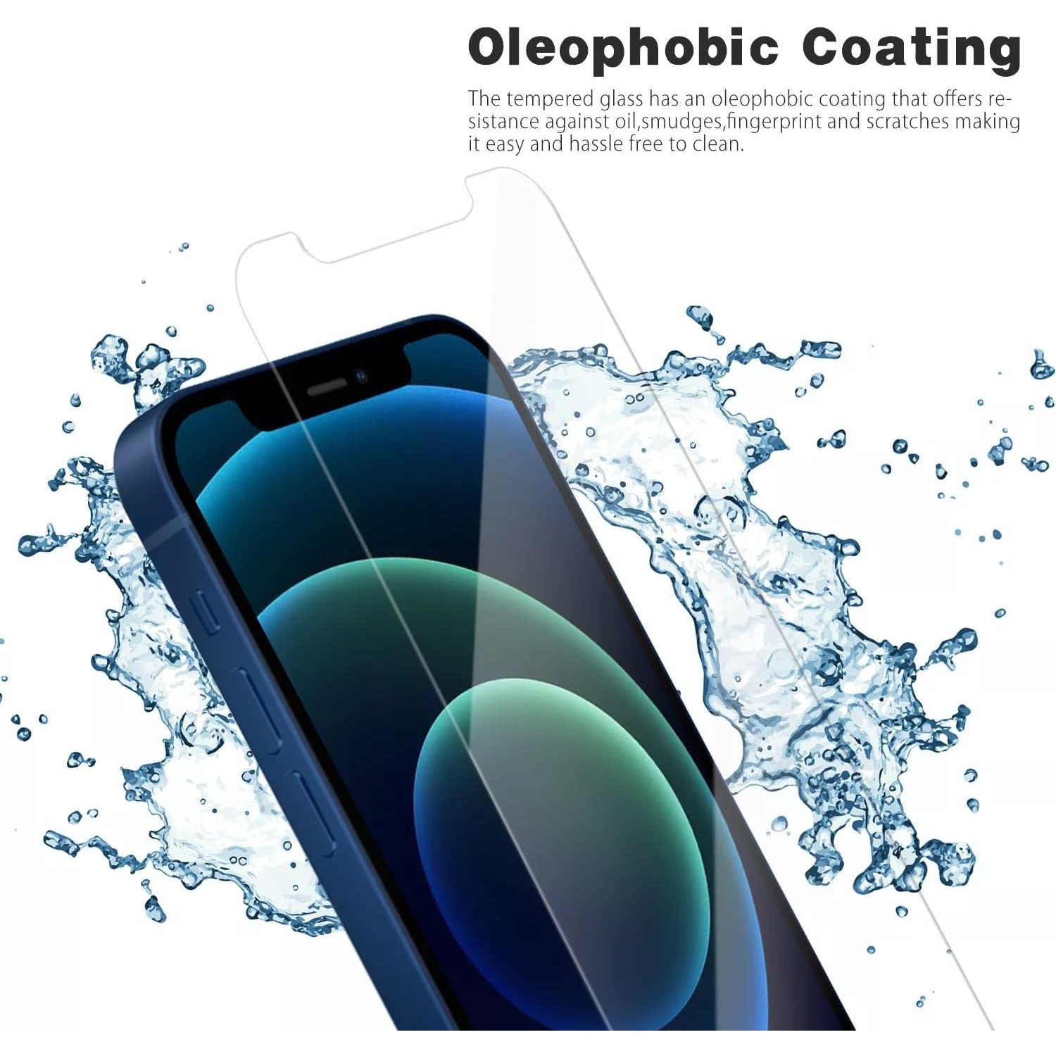 3 Pack Screen Protector Compatible with iPhone 14 Pro, Tempered Glass Film