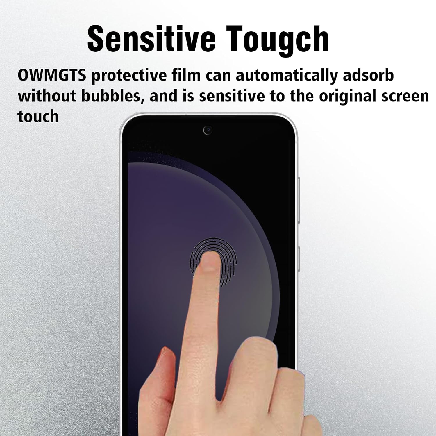 Paquet de 2 protecteurs d'écran de confidentialité pour Galaxy S23FE 5G de Samsung + paquet de 2 protecteurs d'objectif d'appareil photo, 9H