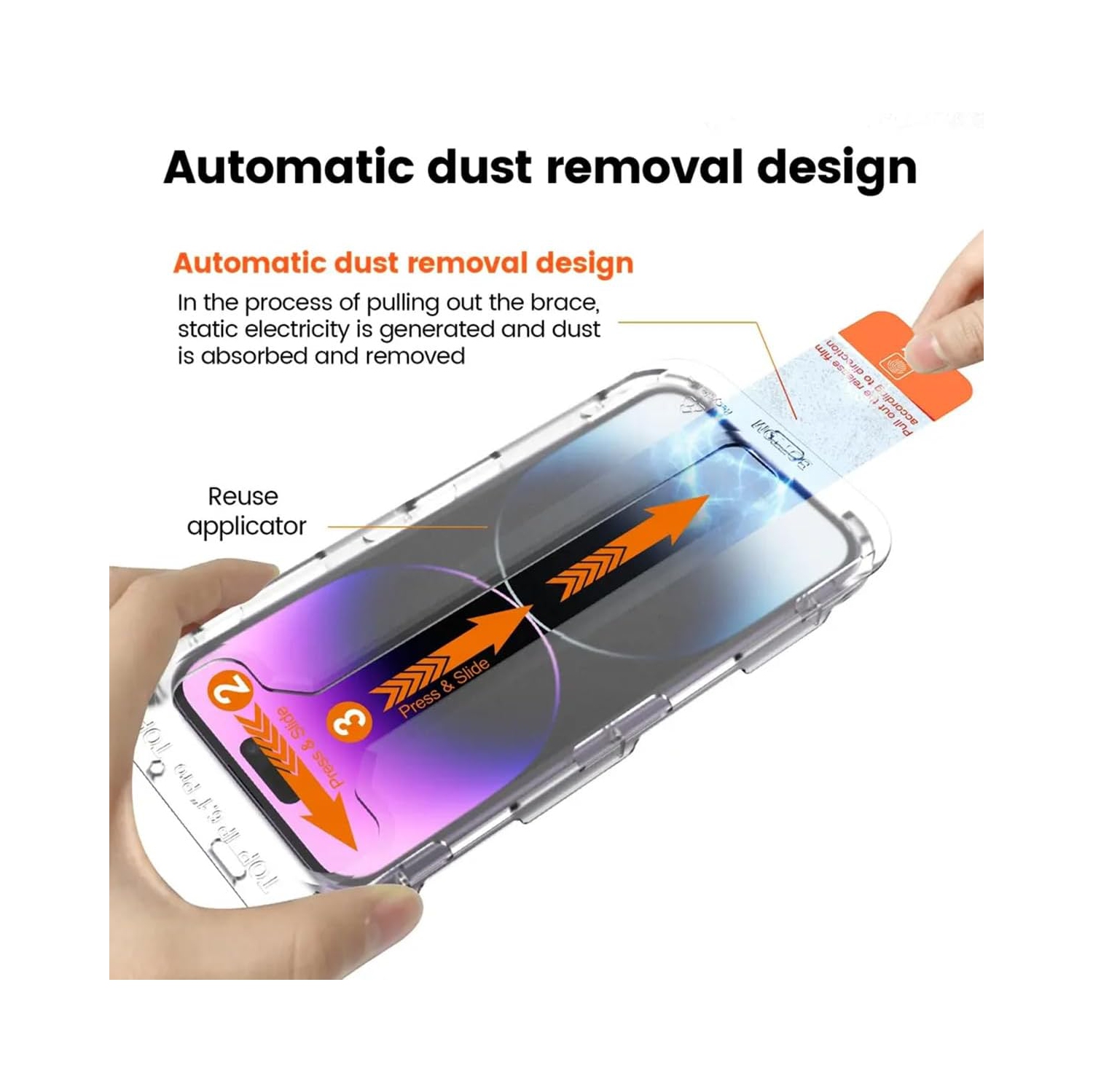 Grizzly Guard iPhone 14 Plus/iPhone 13 Pro Max 6.7-Inch [2 pack] Premium Tempered Glass Screen Protector