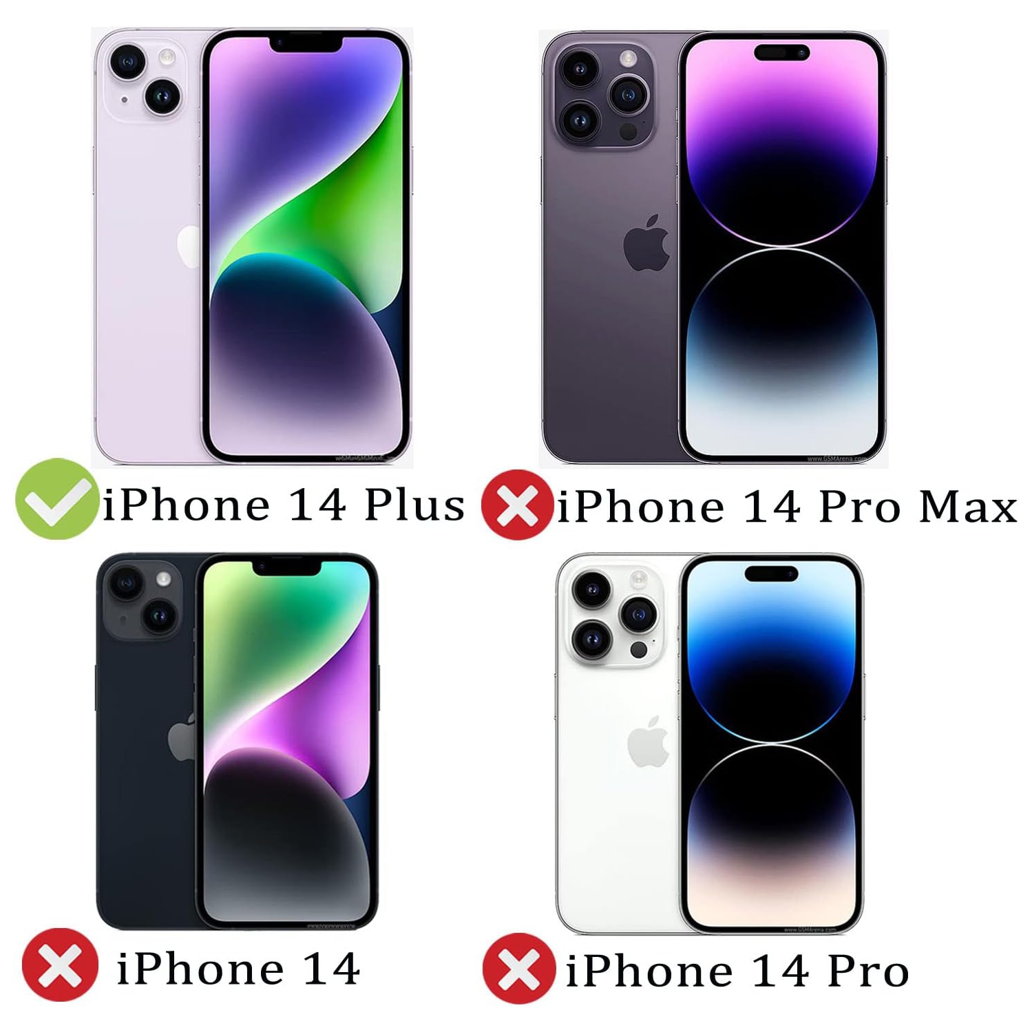 Protecteurs d'écran iPhone 14 Max plus, film de verre trempé 9H pour iPhone 14 plus anti-rayures