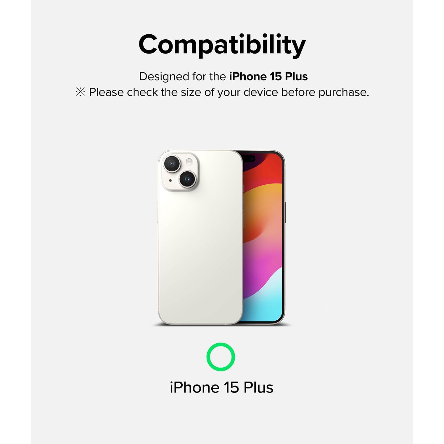 Privacy Glass [Anti-spy] Compatible with iPhone 15 Plus Screen Protector, Full-Coverage Tempered Glass Privacy