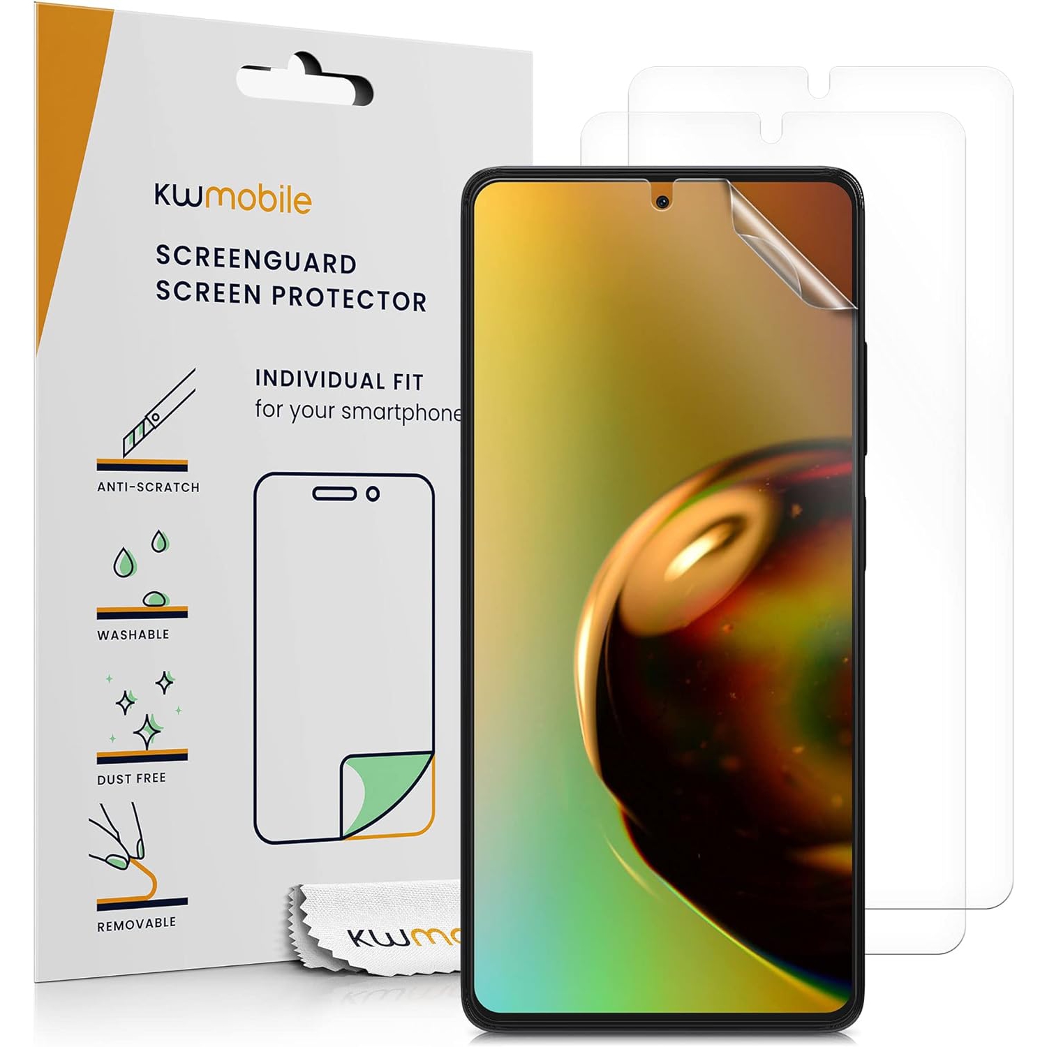 Screen Protectors Compatible with Xiaomi Redmi Note 12 4G / 5G Screen Protector - 3X Ultra-Clear Transparent
