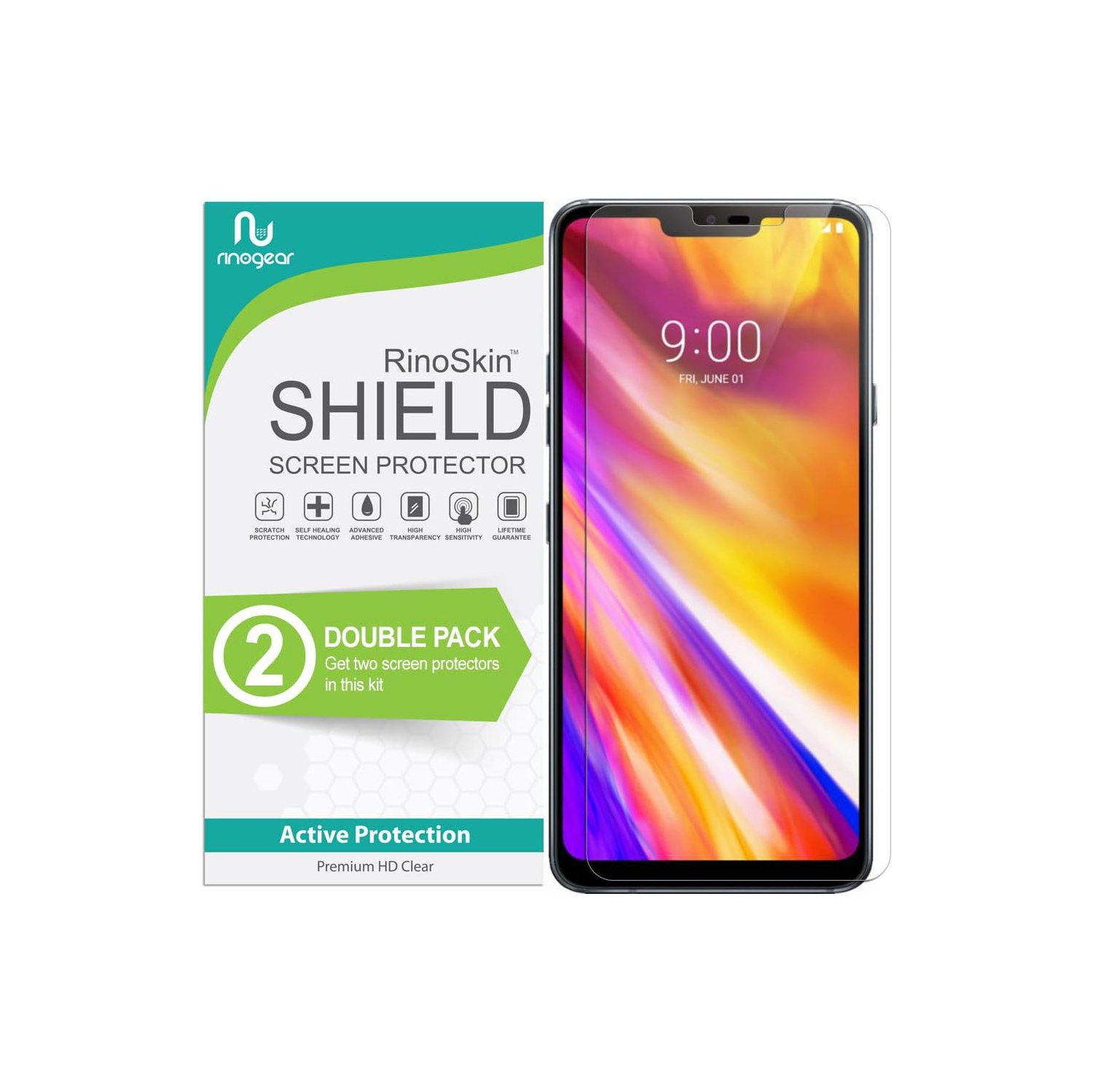 (2-Pack) Screen Protector for LG G7 ThinQ (6.1" - inch) Screen Protector Case Friendly Accessories Flexible