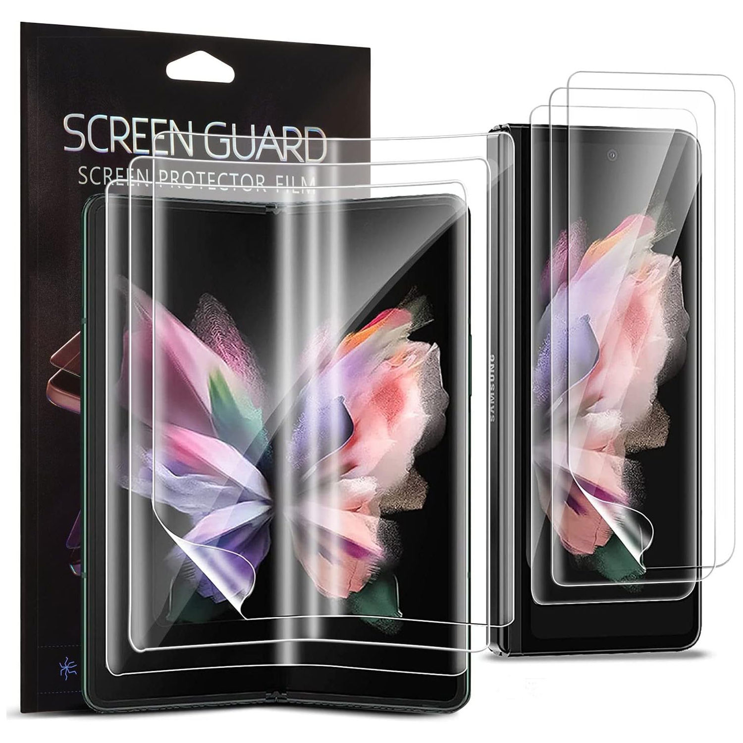 [3 Pack] Screen Protector Compatible with Samsung Galaxy Z Fold 5 5G Flexible Soft TPU Film Full Coverage