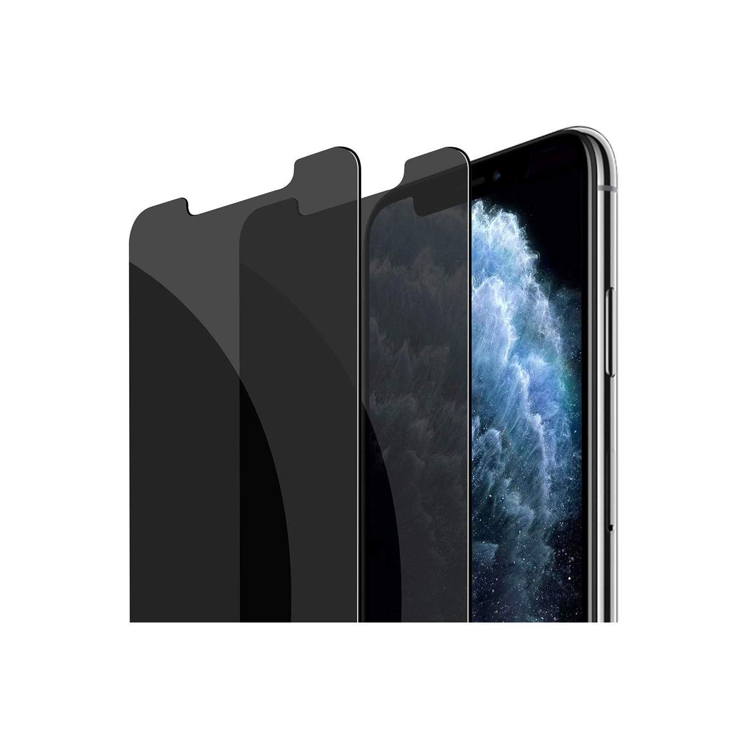 Protecteur d'écran en verre de confidentialité Pro Max pour iPhone 11 - [paquet de 2] Protecteur d'écran en verre trempé anti-espion de