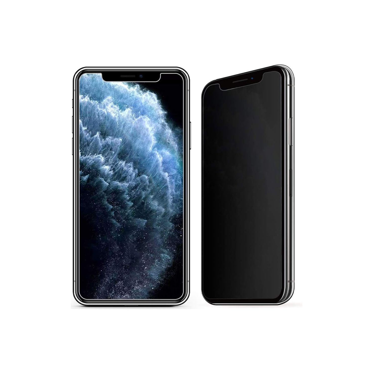Protecteur d'écran en verre de confidentialité Pro Max pour iPhone 11 - [paquet de 2] Protecteur d'écran en verre trempé anti-espion de