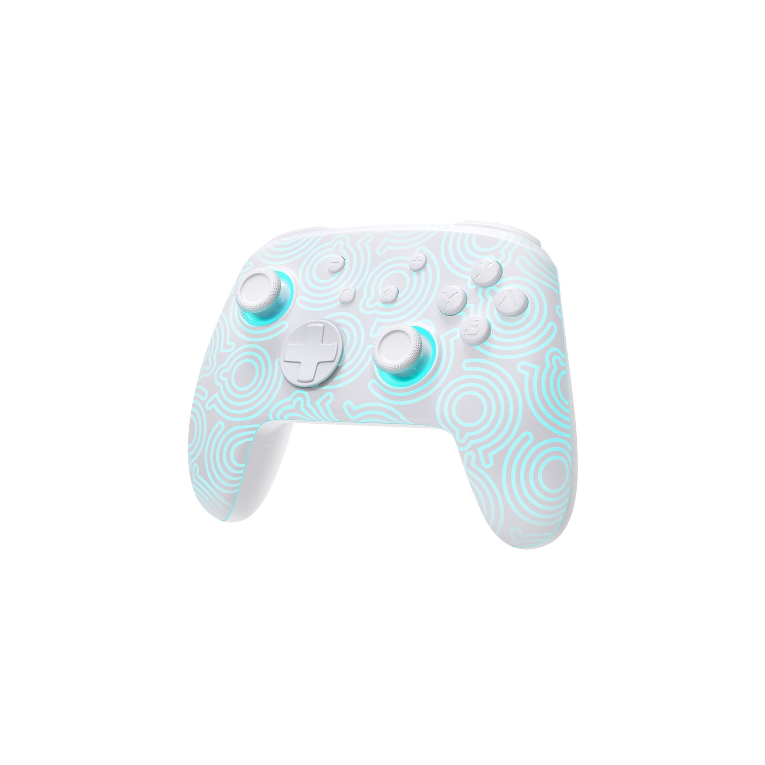 Manette sans fil Switch Pro de FUNLAB [Luminous Pattern] compatible avec Switch/DELO/Lite, manette Bluetooth Firefly avec 7 couleurs