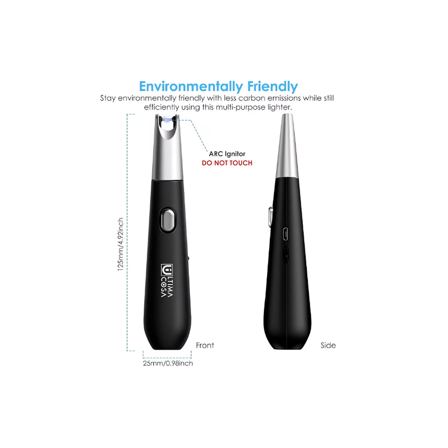 Briquet USB rechargeable UC-ELA Arc Air d'Ultima Cosa