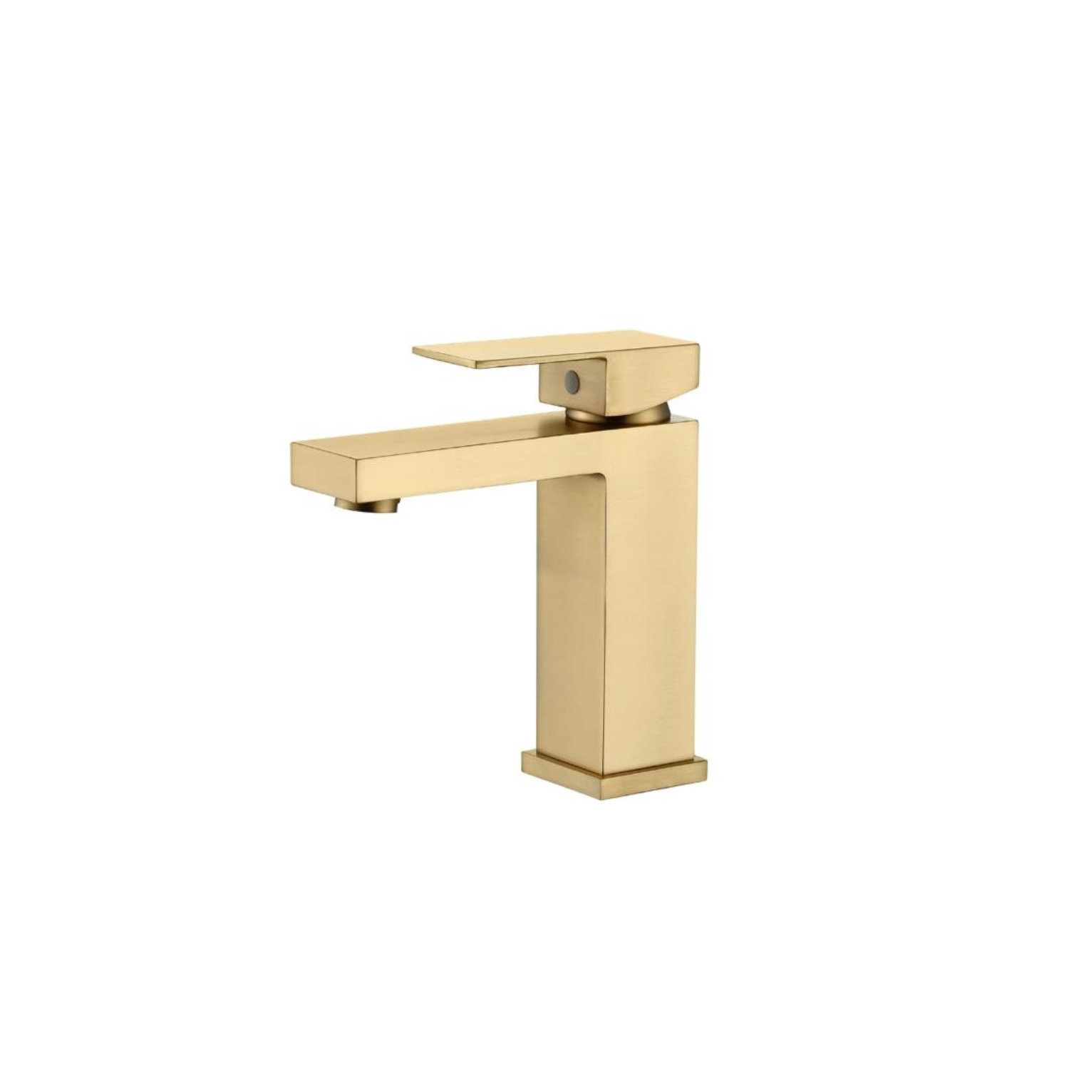 MAX Faucets Elegance – robinet de salle de bain carré au fini doré brossé