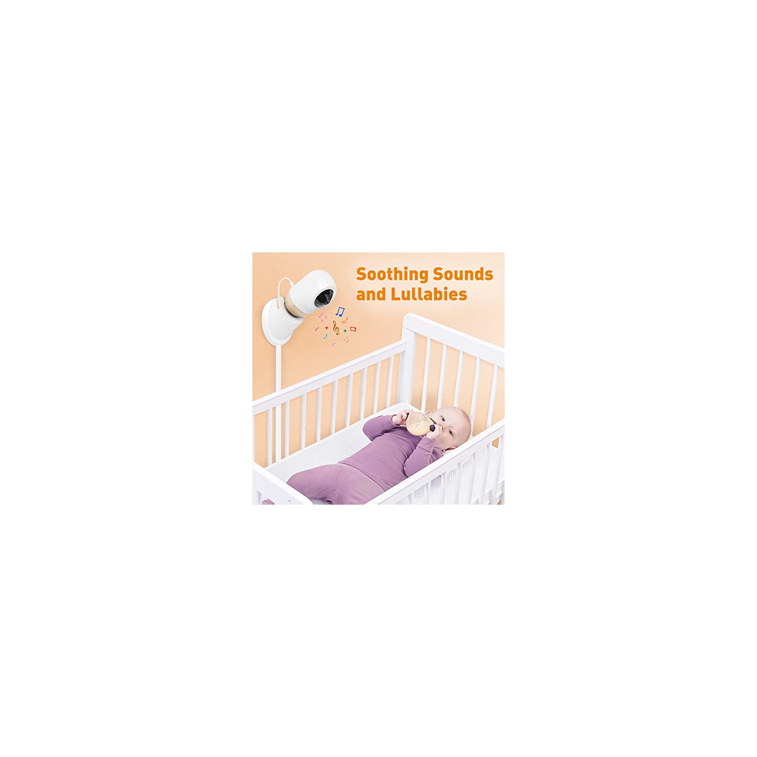 Ebemate Smart Baby Monitor - HD Video & Audio, Smartwatch Integration