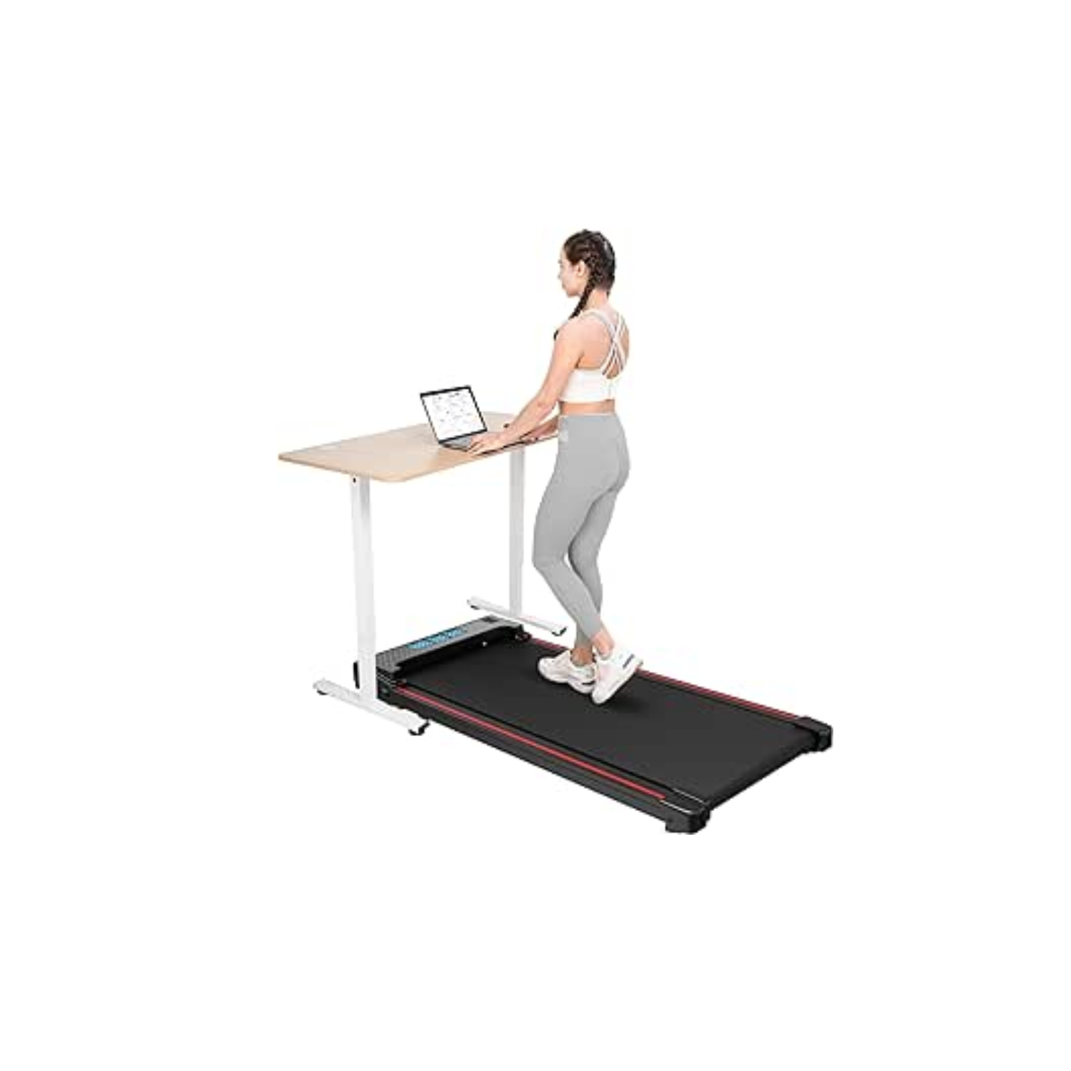 IMGadgets Standing Electric Adjustable Desk with Table Top 47” x 24” | Height Adjustable Desk for Work and Home | 3-Memory Settings, Min Height 28.3"