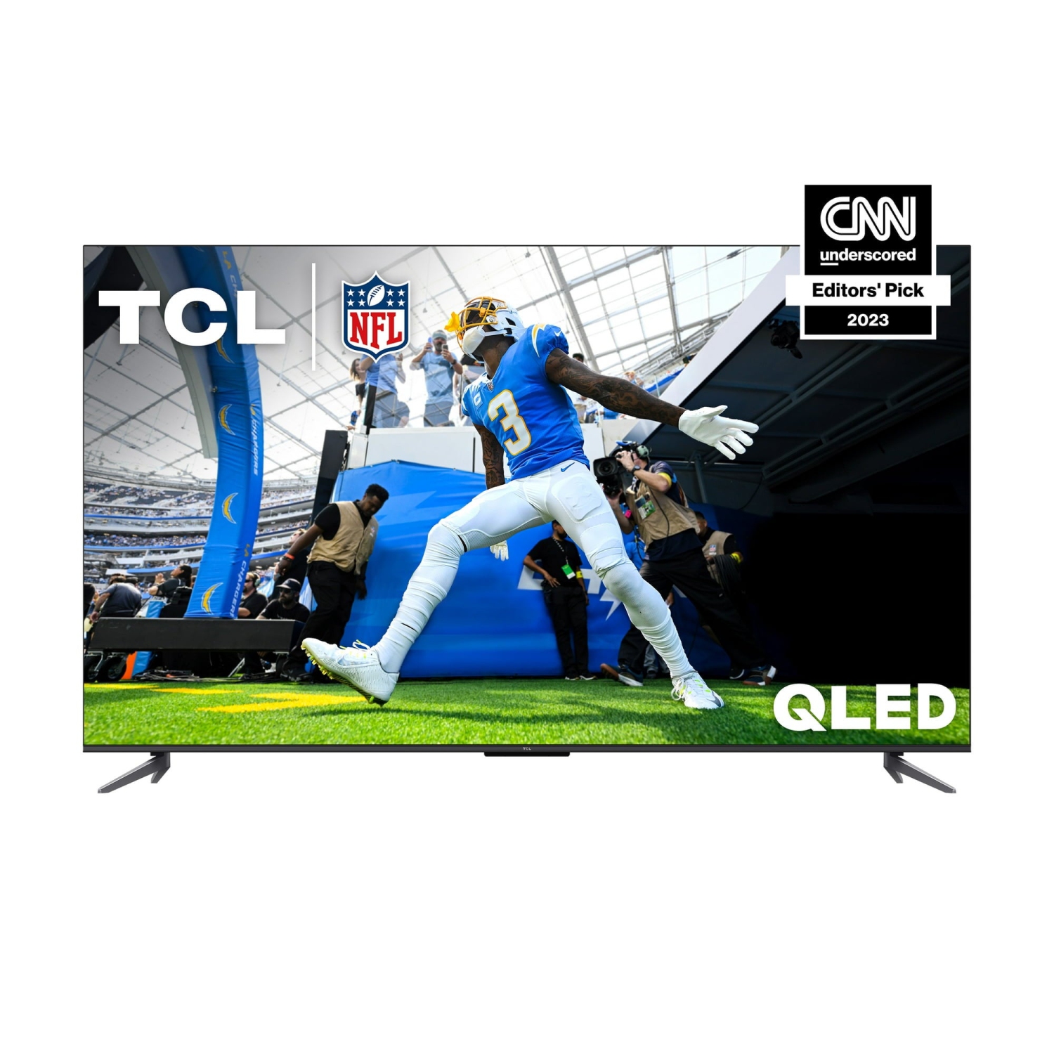 REFURBISHED (GOOD) -TCL 65” Class Q Class 4K QLED HDR Smart TV with Google TV (65Q650G)