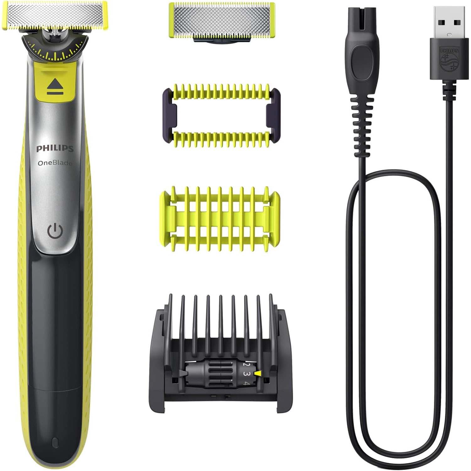 Philips OneBlade 360 Flex | Holiday Bundle - Face Trimmer (QP2834) - New