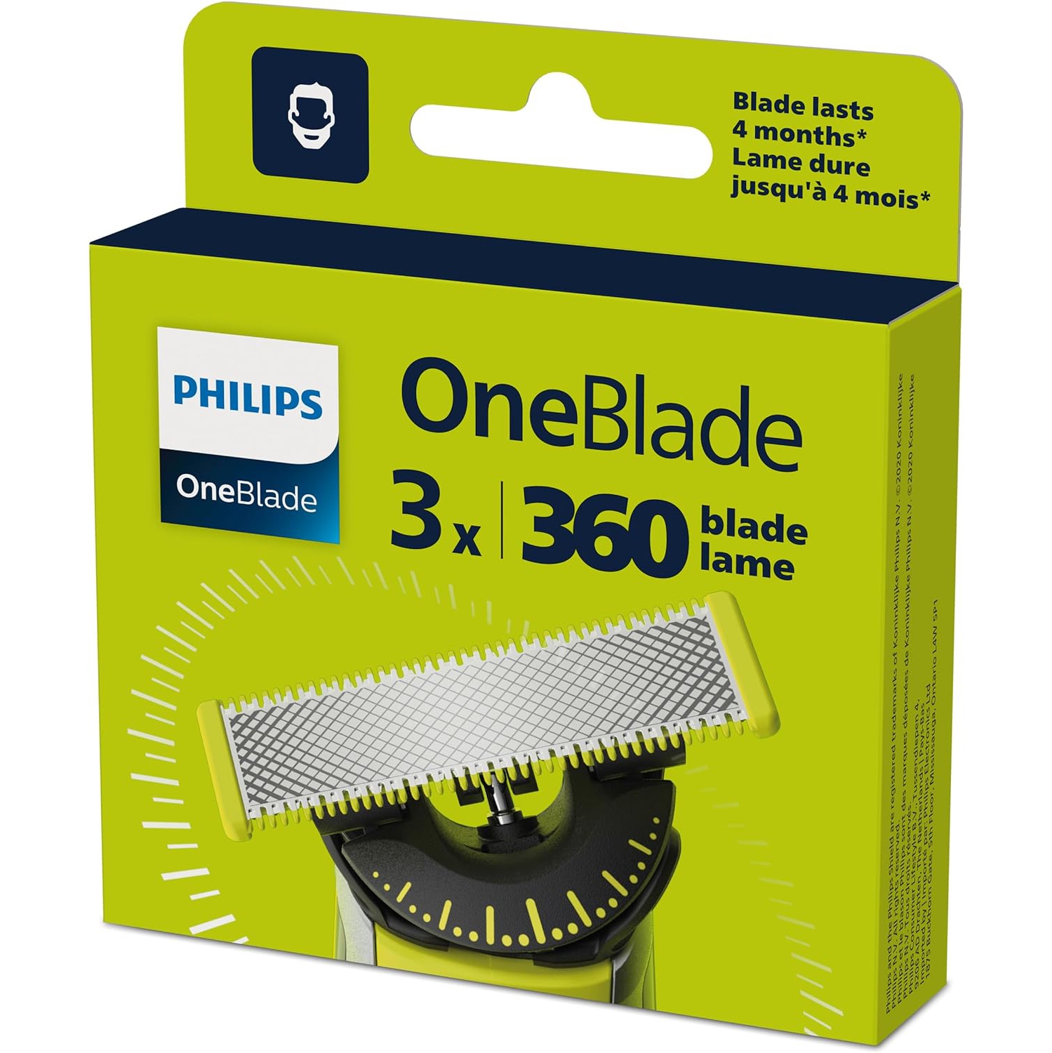 Philips OneBlade 360 Flex | Ensemble des Fêtes - tondeuse pour le visage - nouveau