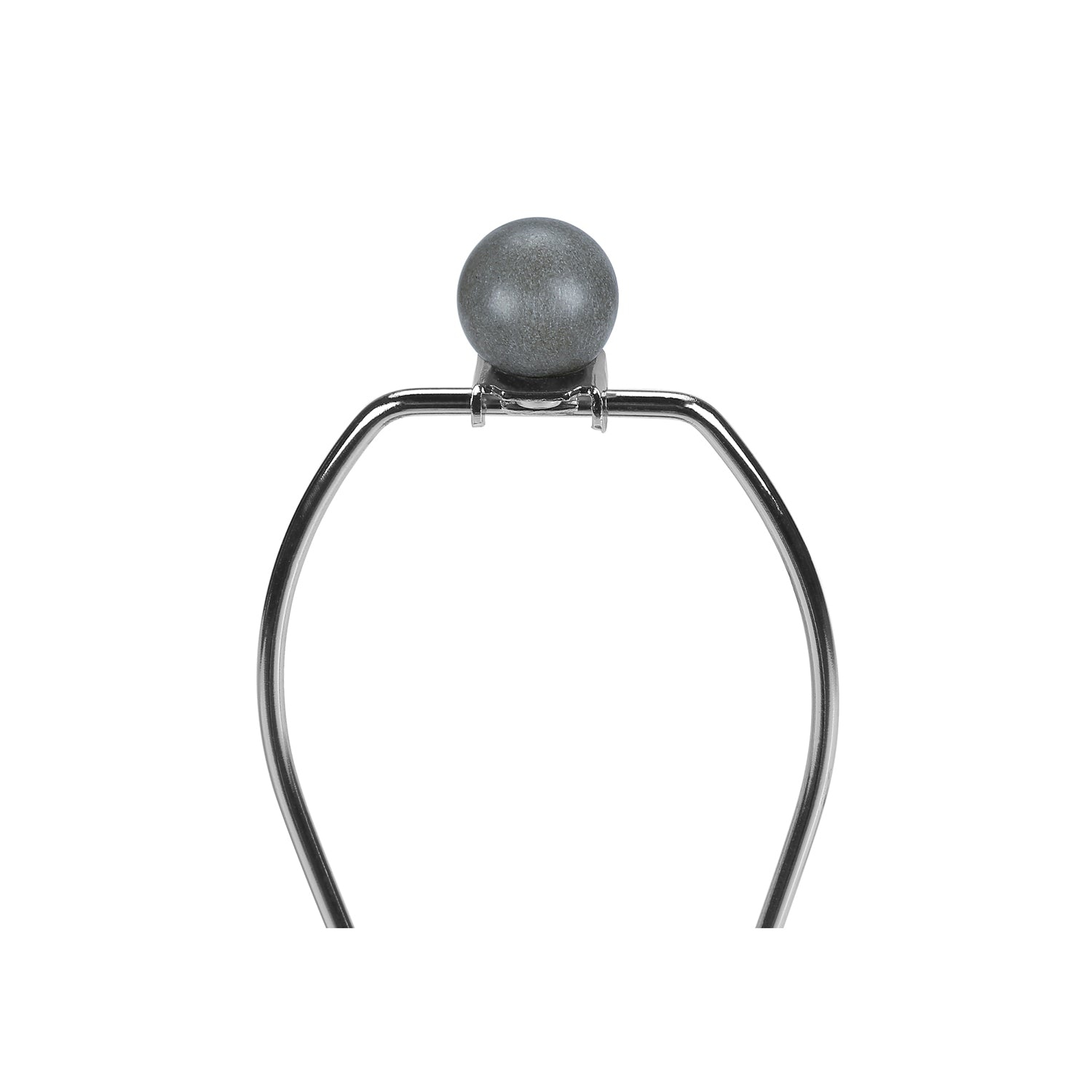 Monarch Specialties I 9703 - éclairage, 24 haut., lampe de table, béton gris, abat-jour beige, contemporain