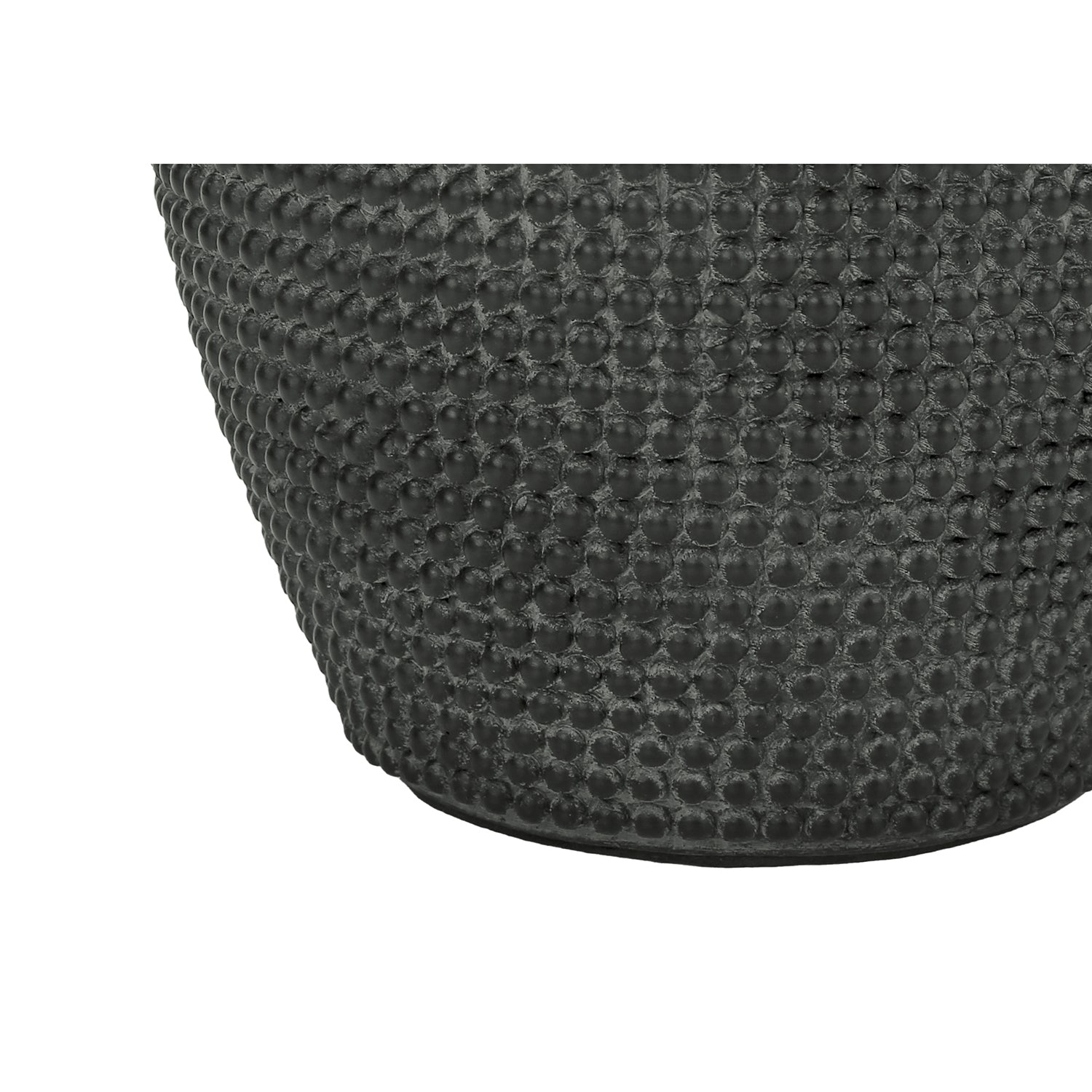 Monarch Specialties I 9655 - Lighting, 24"H, Table Lamp, Black Resin, Ivory / Cream Shade, Contemporary