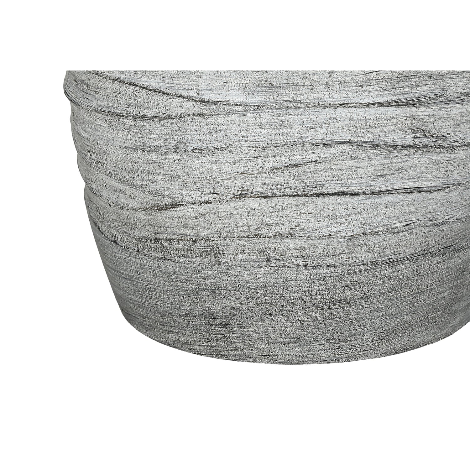 Monarch Specialties I 9723 - Lighting, 27"H, Table Lamp, Grey Resin, Ivory / Cream Shade, Modern