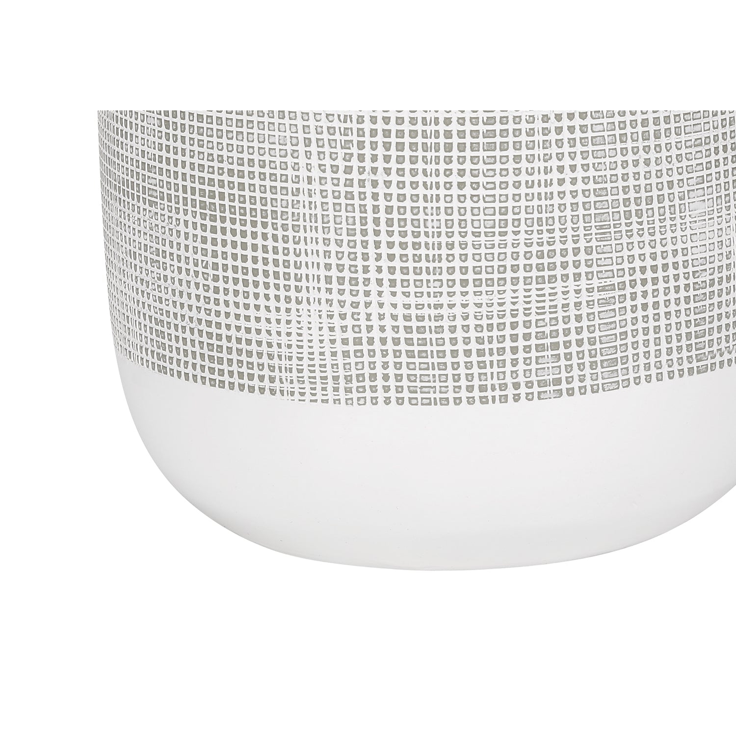 Monarch Specialties I 9725 - éclairage, 27 haut., lampe de table, céramique grise, abat-jour gris, contemporain