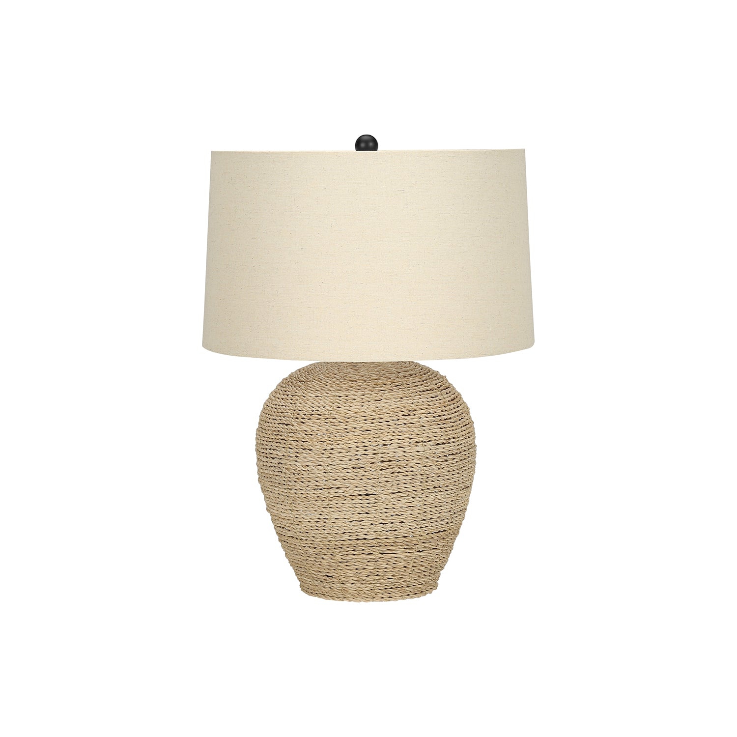 Monarch Specialties I 9713 - éclairage, 25 haut., lampe de table, rotin, abat-jour beige, transitionnel