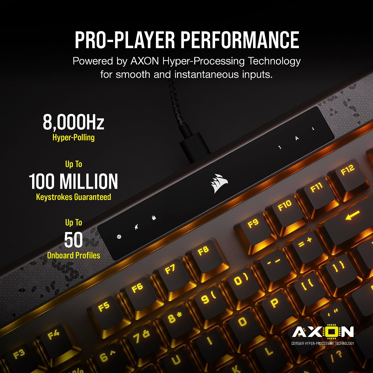 CORSAIR – clavier de jeu mécanique magnétique K70 MAX RGB AVEC MGX de CORSAIR, actionnement réglable, déclenchement rapide, gris acier