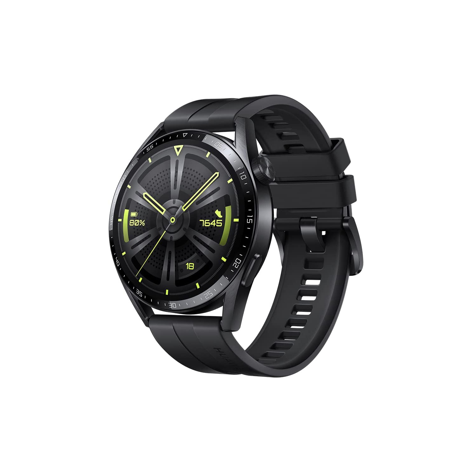 HUAWEI Watch GT 3 Smartwatch - Durable Battery, All-Day SpO2 & Heart Rate Monitoring, 100+ Workout Modes, Bluetooth Calling, 46mm, Black _International Model_ Open Box