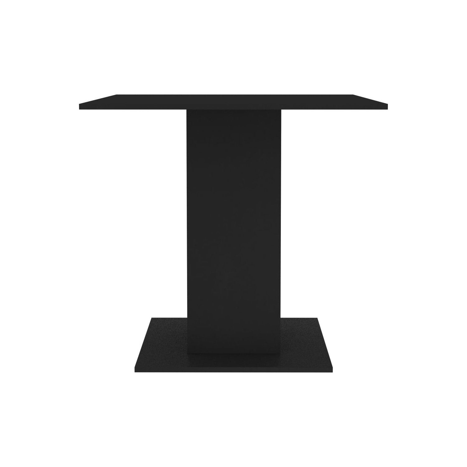 vidaXL Dining Table Black 31.5"x31.5"x29.5" Chipboard