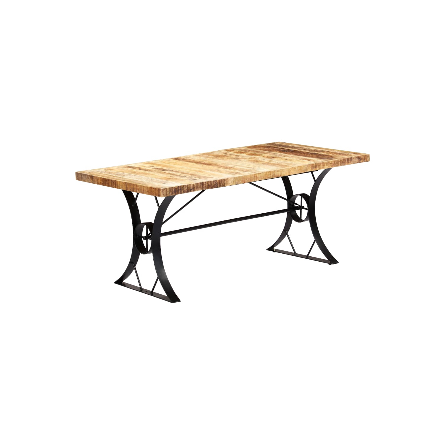 vidaXL Dining Table 70.9"x35.4"x29.9" Solid Mango Wood