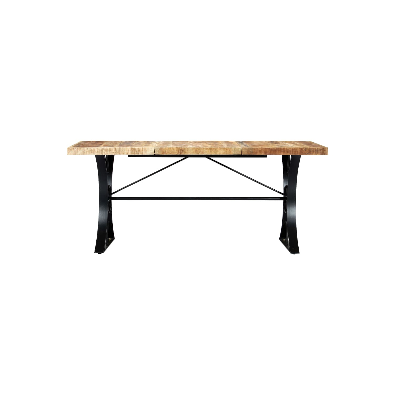 vidaXL Dining Table 70.9"x35.4"x29.9" Solid Mango Wood