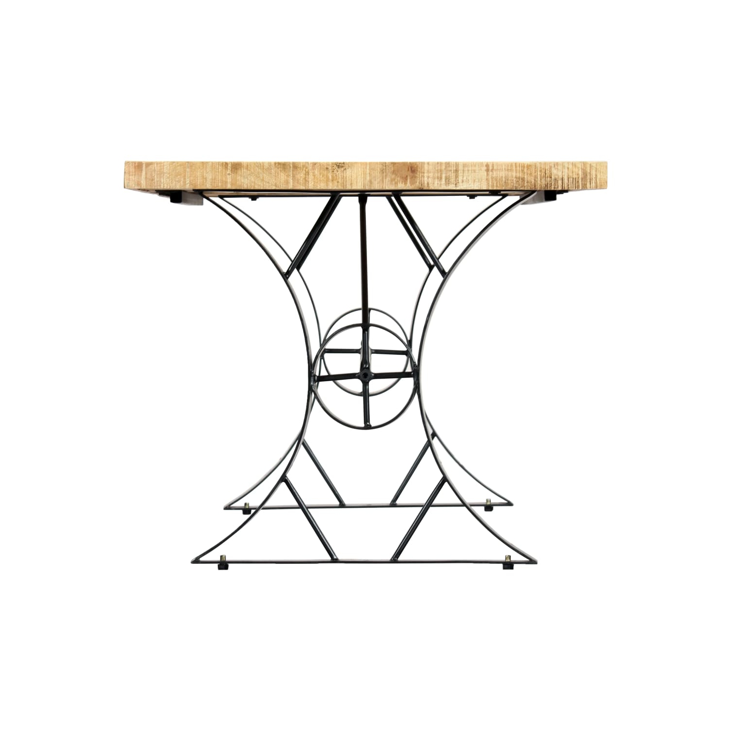 vidaXL Dining Table 70.9"x35.4"x29.9" Solid Mango Wood