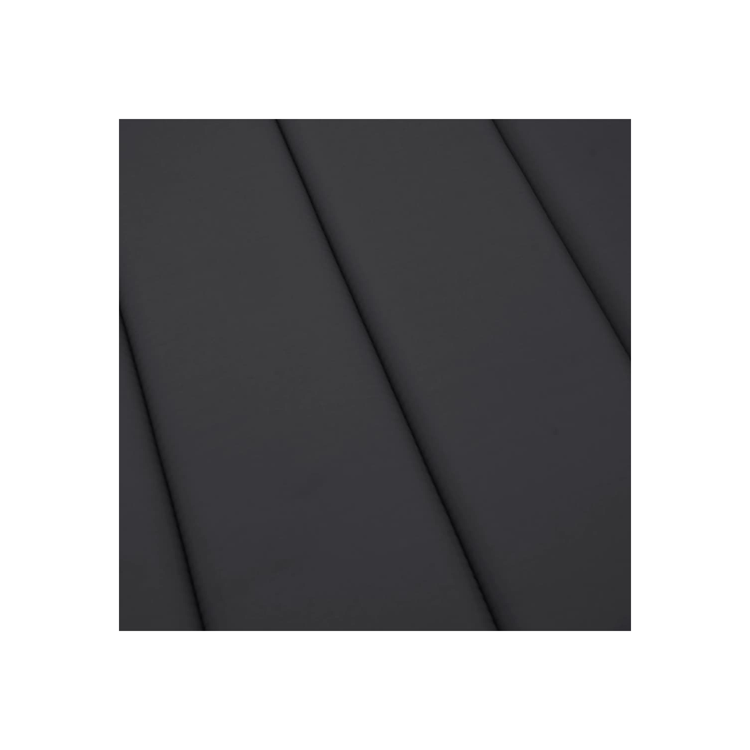 vidaXL Sun Lounger Cushion Black 186x58x4cm Oxford Fabric