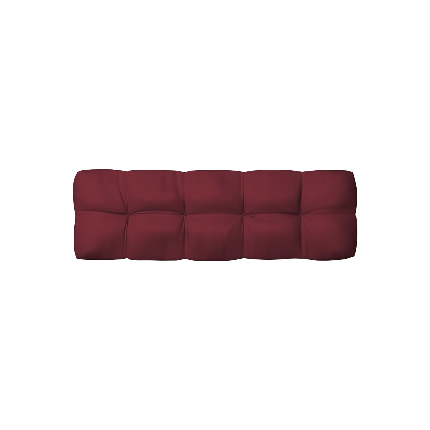 vidaXL Pallet Sofa Cushions 7 pcs Wine Red